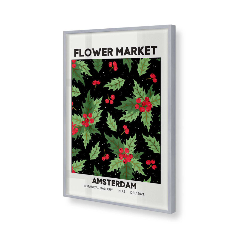 Marché des Fêtes II, Cadre simple en chrome poli poli, H 15,25 po x l 12,25 po