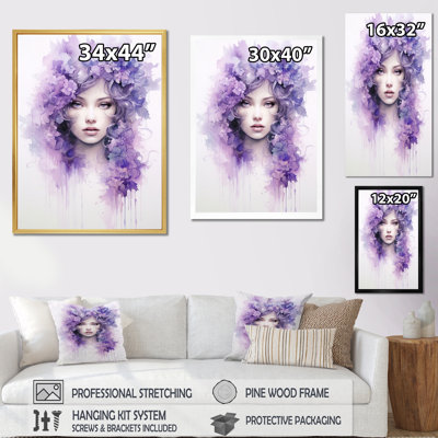 " Purple White Lilac Blossoms Fragrant "