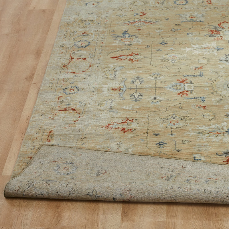 Josilyne Wool Oriental Area Rug, Rectangle 5' x 7'