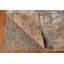 Tapis brun moderne à motif abstrait indien