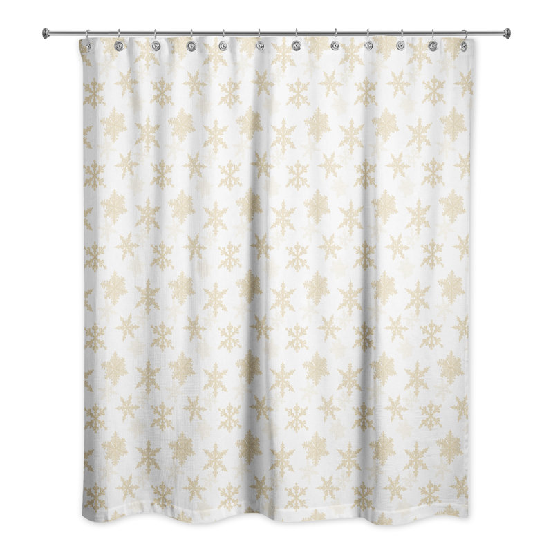 Rideau de douche simple Debriana
