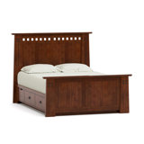 Highlands Solid Wood Storage Platform Bed