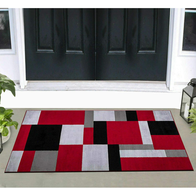 Amie-Louise Patchwork Area Rug, Rectangle 60 x 110cm