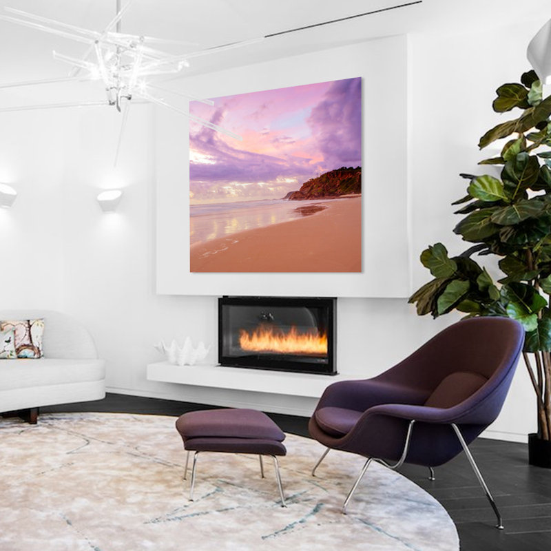 Lavender Shores Print, Acrylic, 46" H x 46" W x 1.5" D