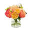 Peony And Rose Garden In Vase