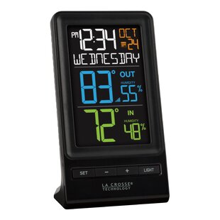 Ambient Weather WS-2801A Advanced Wireless Color Forecast Station with  Temperature, Humidity and Barometer