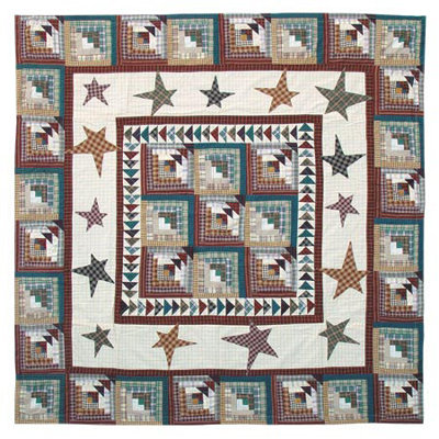 Cotton Patchwork Shower Curtain