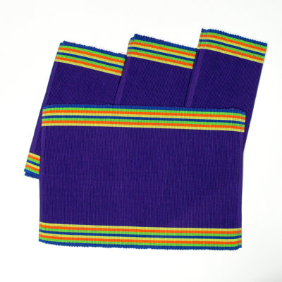 Cotton Striped Rectangle Placemat