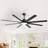 8 Aluminum Blades Modern Classic Smart Large Ceiling Fan With Light And Control And App Function-1582853089
