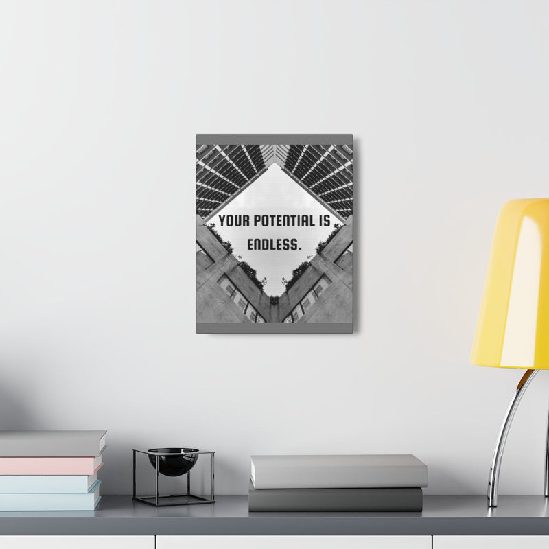 Your Potential Is Endless - Wrapped Canvas Print, 41cm H x 30cm W