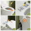 Toilette une pièce avec siège de bidet non électrique, siège de toilette allongé à hauteur de chaise ADA avec siège à buses réglables, siège à double chasse puissante et fermeture douce
