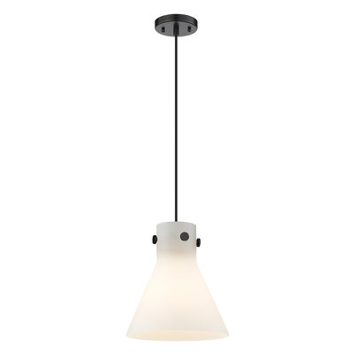 Luminaire suspendu à cordon 1 lumière Newton Cone