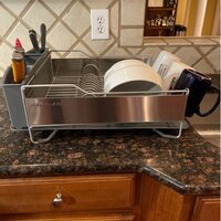 Kitchenaid Low Profile Powder Coated Dish Drying Rack in Charcoal Gray –  DaysMarketplace