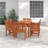 Dusek 6 - Person Wood Patio Dining Set with Rectangular Table