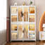Organisateur de rangement portatif pour garde-robe pour vêtements avec 12 portes magnétiques et 12 cubes, idéal pour le rangement de vêtements pour enfants et divers articles