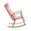 Chaise berçante réglable avec repose-tête, chaise berçante rembourrée avec dossier haut et chaises berçantes modernes Chaise d'appoint confortable pour chambre de bébé, chambre à coucher, salon