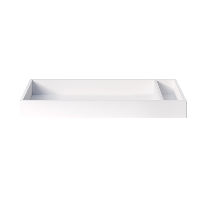 Milk Street Baby Branch Changer Tray (Snow), White