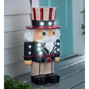 Zaer Ltd. International Magnesium Garden Gnome Girl with Flag Starts