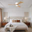 52" 3-Blade LED Standard Ceiling Fan with Remote Control and Light Kit for Living Room-130365624