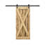 Porte de grange à panneaux et en bois avec quincaillerie d'installation-88137942-88137920-88137943