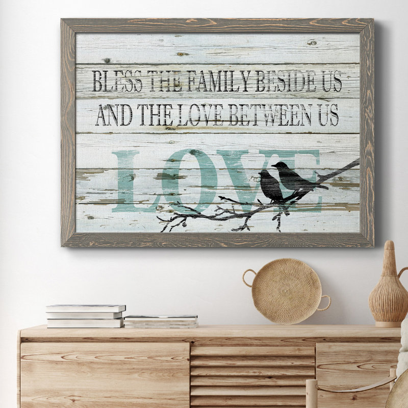 Amour entre nous - Impression sur toile, H 37,5 po x l 27,5 po x P 1,5 po, gris