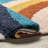 Ela Half Rainbow Shag Area Rug-2042969433