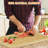 Bamboo Cutting Board Stovetop Cover, 30"x20" Extra Large Noodle Board with 4 Removable Feet