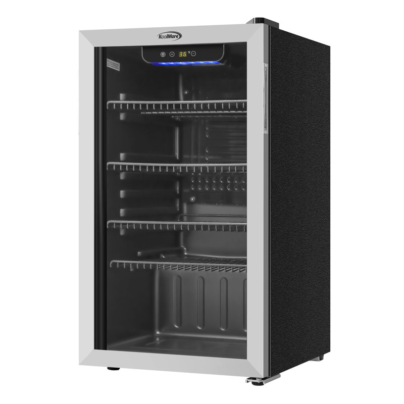 18 in. 3.2 Cu. Ft. Beverage Refrigerator Merchandiser with Stainless Steel Trim and Touch Panel (KM-BR32SS)