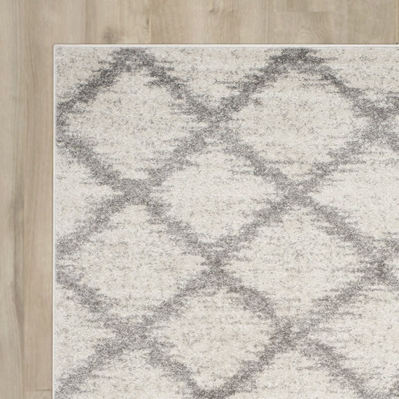 Oddger Performance Geometric Rug, Rectangle 4' x 6'