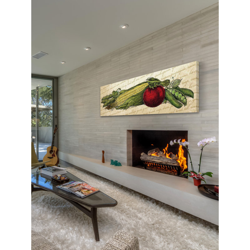 Fruit And Veg C - Wrapped Canvas Print, 25 cm H x 76 cm W