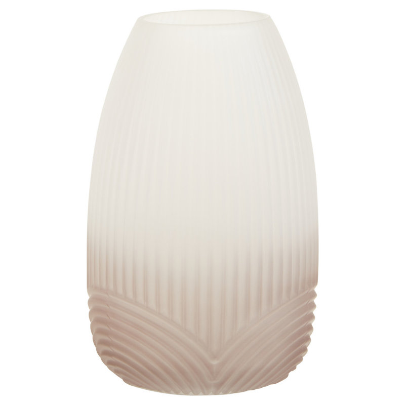 Azenet Handmade Glass Table Vase, 25cm H x 15cm W x 15cm D