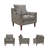 Detarius Upholstered Armchair
