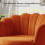 Fauteuil demi-tonneau en velours 30 po Hendrix-2112441287
