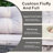 Small Firepit With 1503 Wicker 7 - Person Patio Conversation Set with Cushions