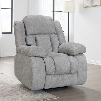 96cm Wide Chenille Lift Assist Standard Recliner