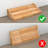 Freestanding Bamboo Spice Rack with Adjustable Racks-96230825