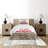 Ambesonne Birthday Bedspread Set 2 Pcs Cherry Cake Candles Twin Multicolor