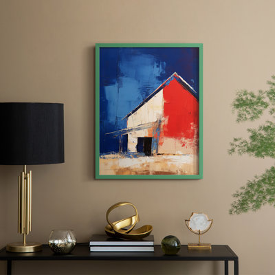LANDSCAPES Series CXIII  -Premium Framed Print -Ready to Hang - No Nails Required