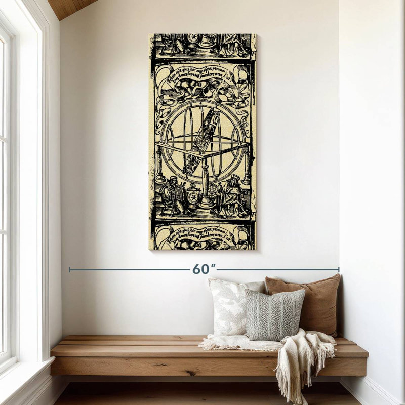 Ancient Scientists, 48" H x 24" W