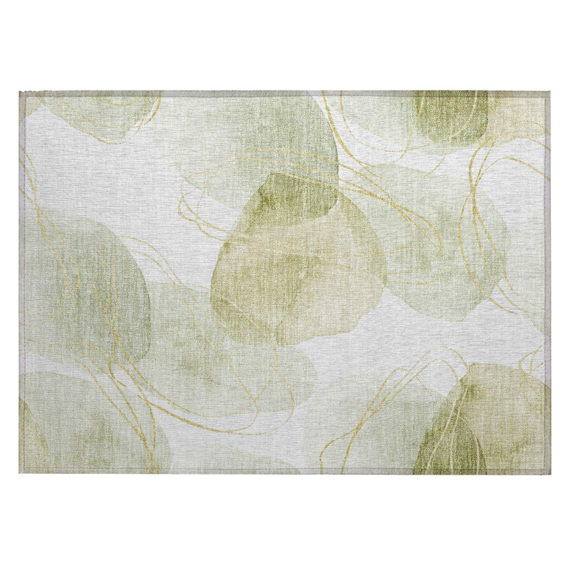 Rectangle HomeRoots Area Rug with Non-Slip Backing