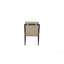 Fauteuil en cuir Sling - poivre