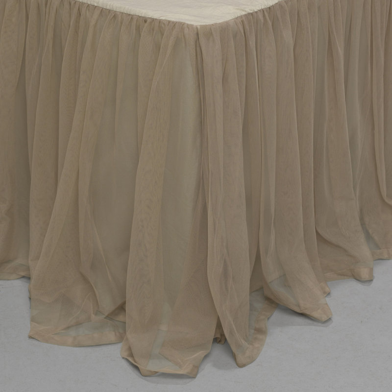 Whisper Tailored Bed Skirt, Queen, Sable