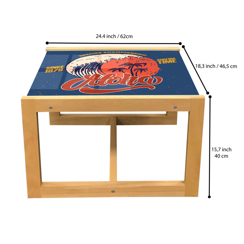 Jaevier Sled Coffee Table, 62cm H x 46cm W x 40cm D