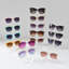 Présentoir à lunettes en acrylique de qualité supérieure 5 pièces, présentoir à lunettes, organisateur de lunettes de soleil, porte-lunettes, étagère à lunettes de soleil, avec 5 hauteurs différentes, mettant en vedette jusqu'à 15 paires