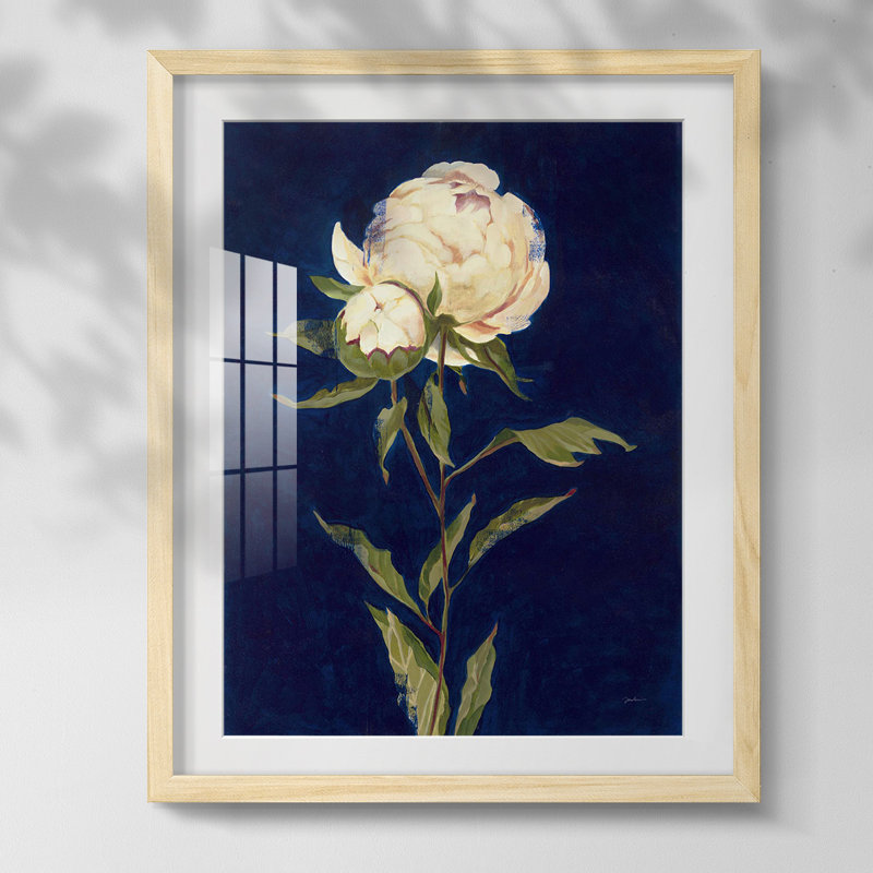 «Neutral Wash II», reproduction encadrée, Blanc, Papier encadré naturel