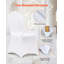 Housse de chaise pliante en élasthanne extensible, housse avant arquée ajustée universelle, housses de protection amovibles lavables, pour mariage, vacances, banquet, fête, célébration, salle à manger (blanc 100 pièces)