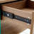Bedside Table With Drawers.The Board Surface Is MDF With Wood Grain Sticker,And Both Sides Are Transparent Tempered Glass.The Design Is Simple,Elegant, With Excellent Storage Functions.Coffee Table.