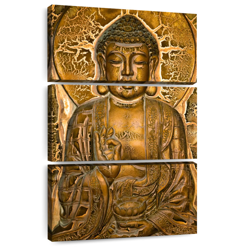 Adella Buddha Mural, 38" H x 24" W