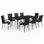 8 - Person Patio Dining Set Rectangular Table