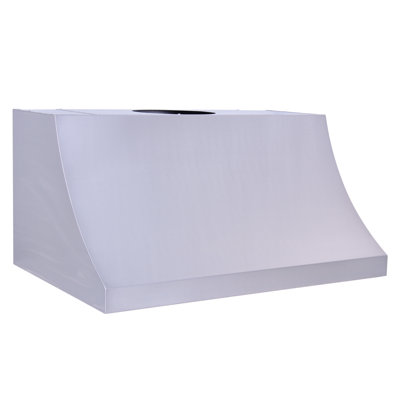 Prestige 42 " W Stainless Steel Convertible Wall Range Hood with Baffle Filter
